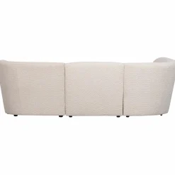 Coco 3-zits ronding links bouclé creme - Loft24.nl