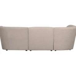 Coco 3-zits ronding links bouclé zand - Loft24.nl