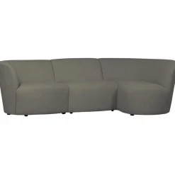 Coco 3-zits ronding rechts bouclé warm groen - Loft24.nl