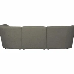 Coco 3-zits ronding rechts bouclé warm groen - Loft24.nl