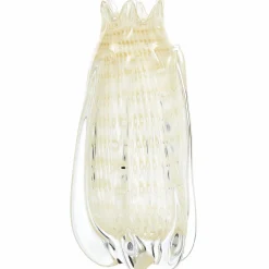 Crown handgevormde vaas glas off white 30x12cm - Loft24.nl