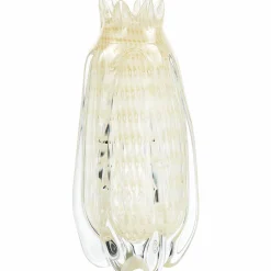 Crown handgevormde vaas glas off white 30x12cm - Loft24.nl