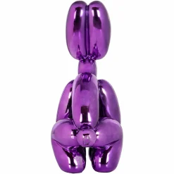 Decoratie Dog 36cm hoog kleur Paars - Loft24.nl