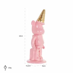 Decoratie Icebear 40cm hoog - Loft24.nl