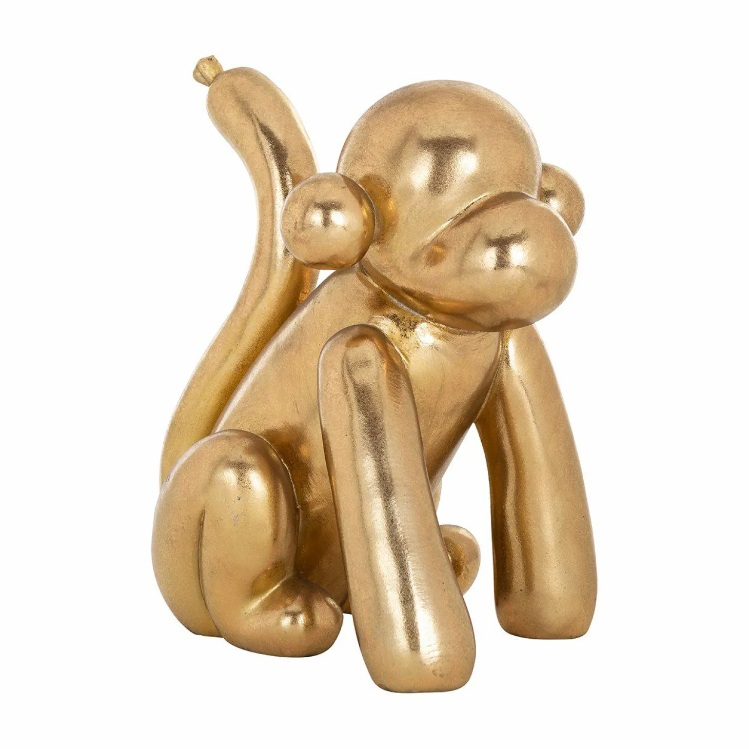 Decoratie Monkey kleur Goud - Loft24.nl