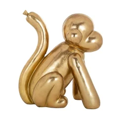 Decoratie Monkey kleur Goud - Loft24.nl