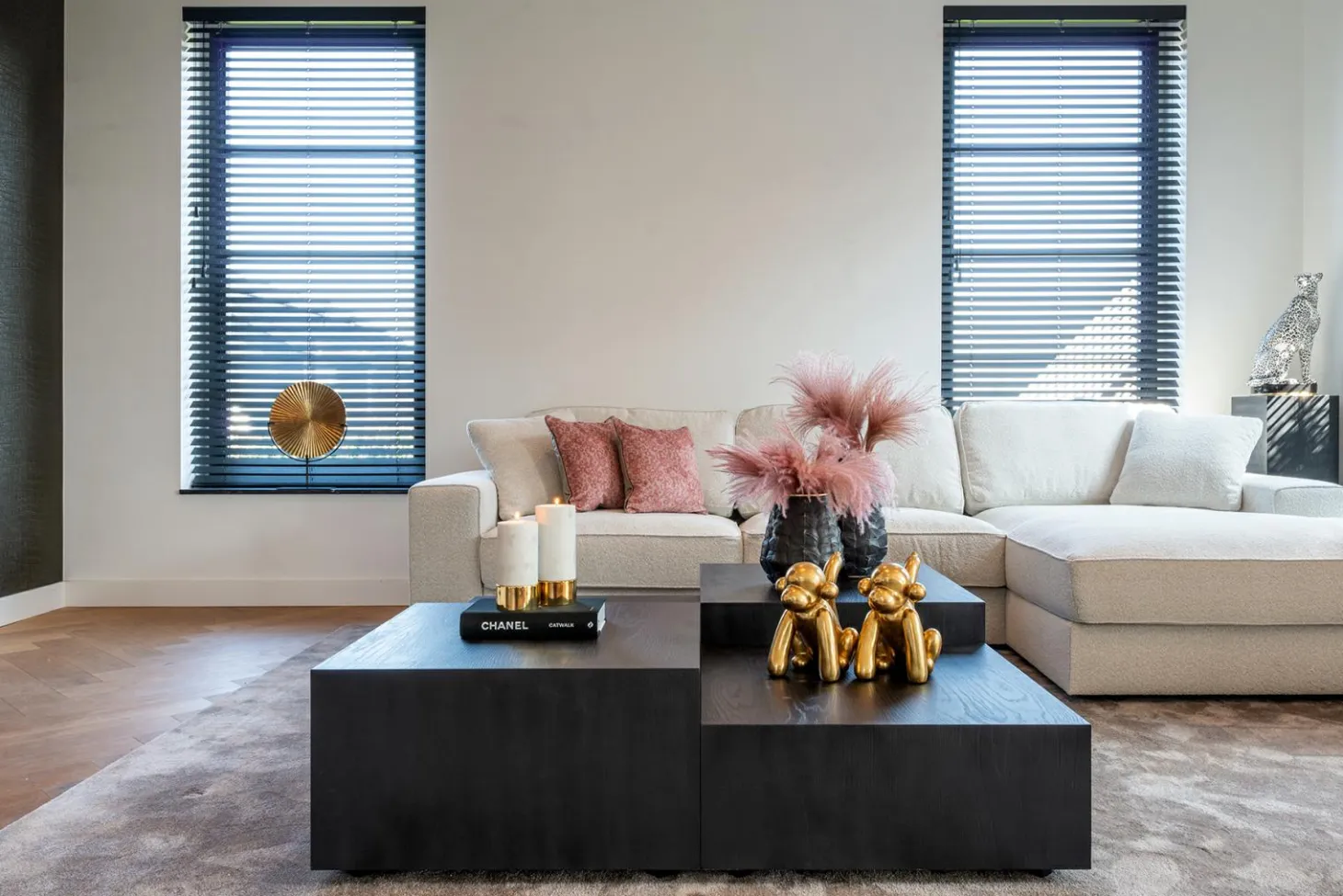 Decoratie Monkey kleur Goud - Loft24.nl