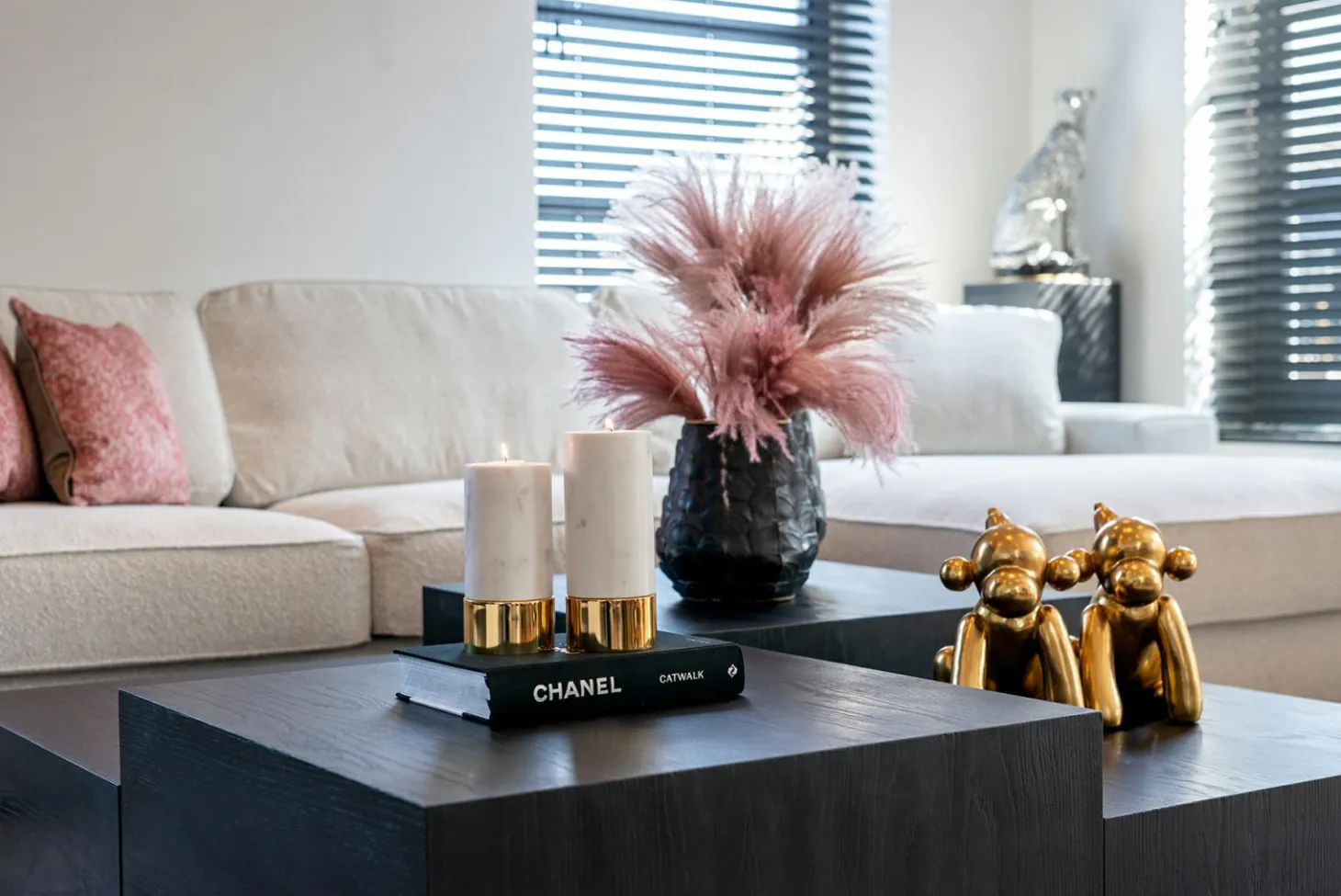 Decoratie Monkey kleur Goud - Loft24.nl