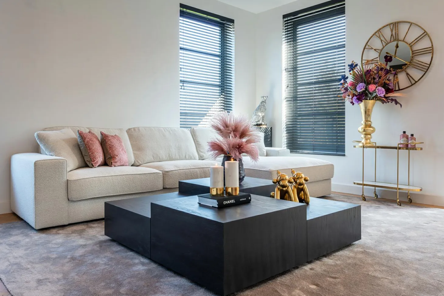 Decoratie Monkey kleur Goud - Loft24.nl