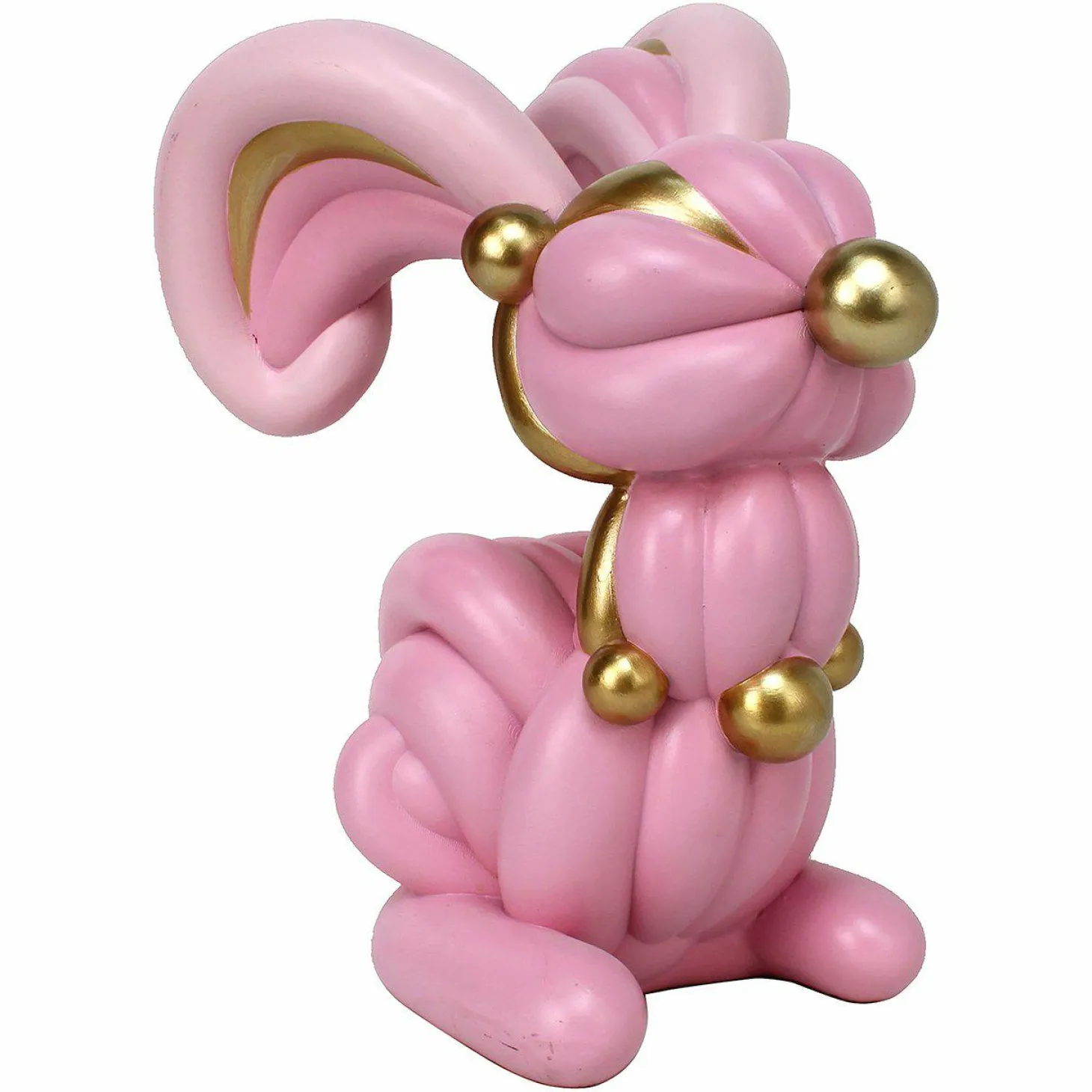 Decoratie Rabbit 31cm kleur Roze - Loft24.nl