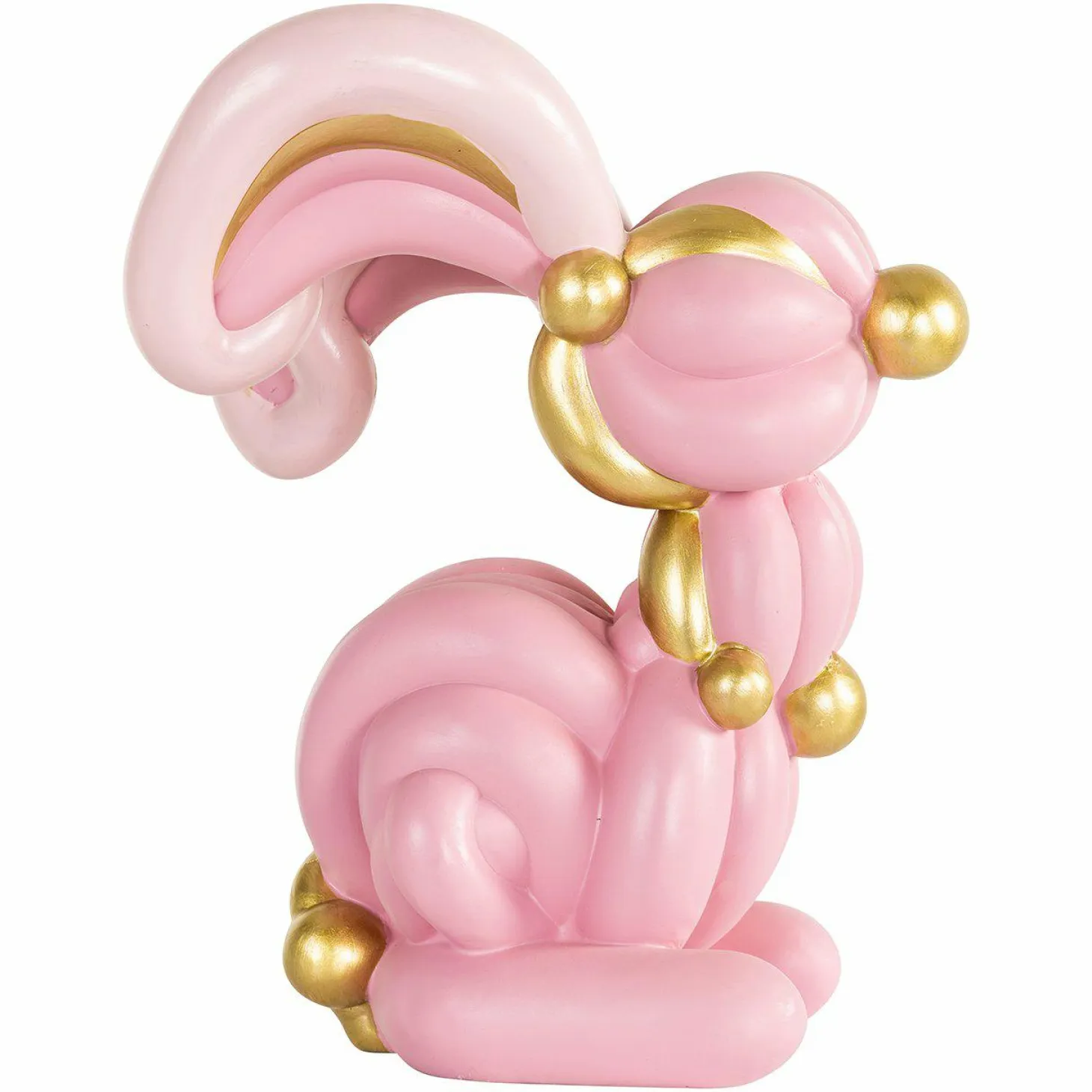 Decoratie Rabbit 31cm kleur Roze - Loft24.nl