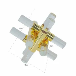 Decoratie Raniya kleur Goud - Loft24.nl