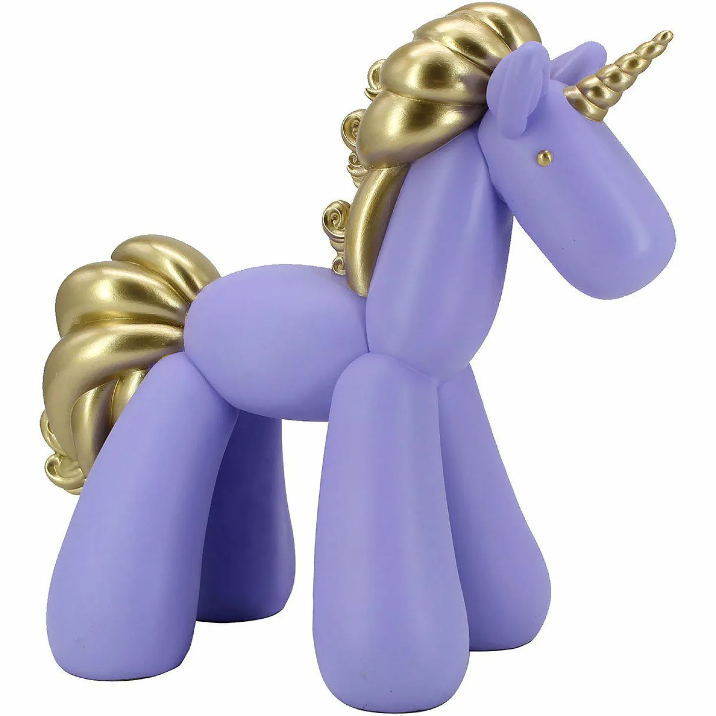 Decoratie Unicorn 31cm kleur Paars - Loft24.nl