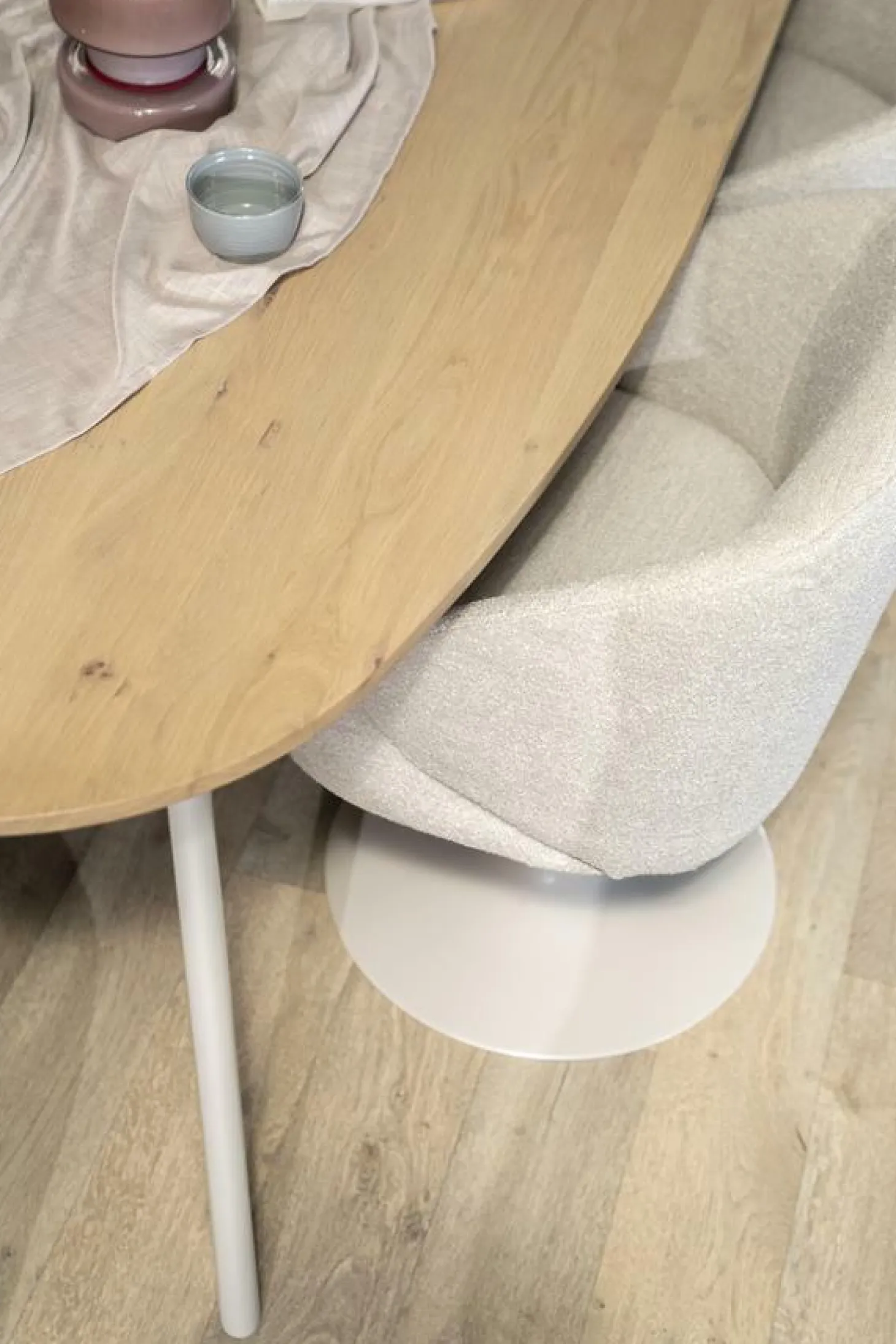 Deens Ovale Eettafel Dion 220 x 110cm - Eiken - Loft24.nl