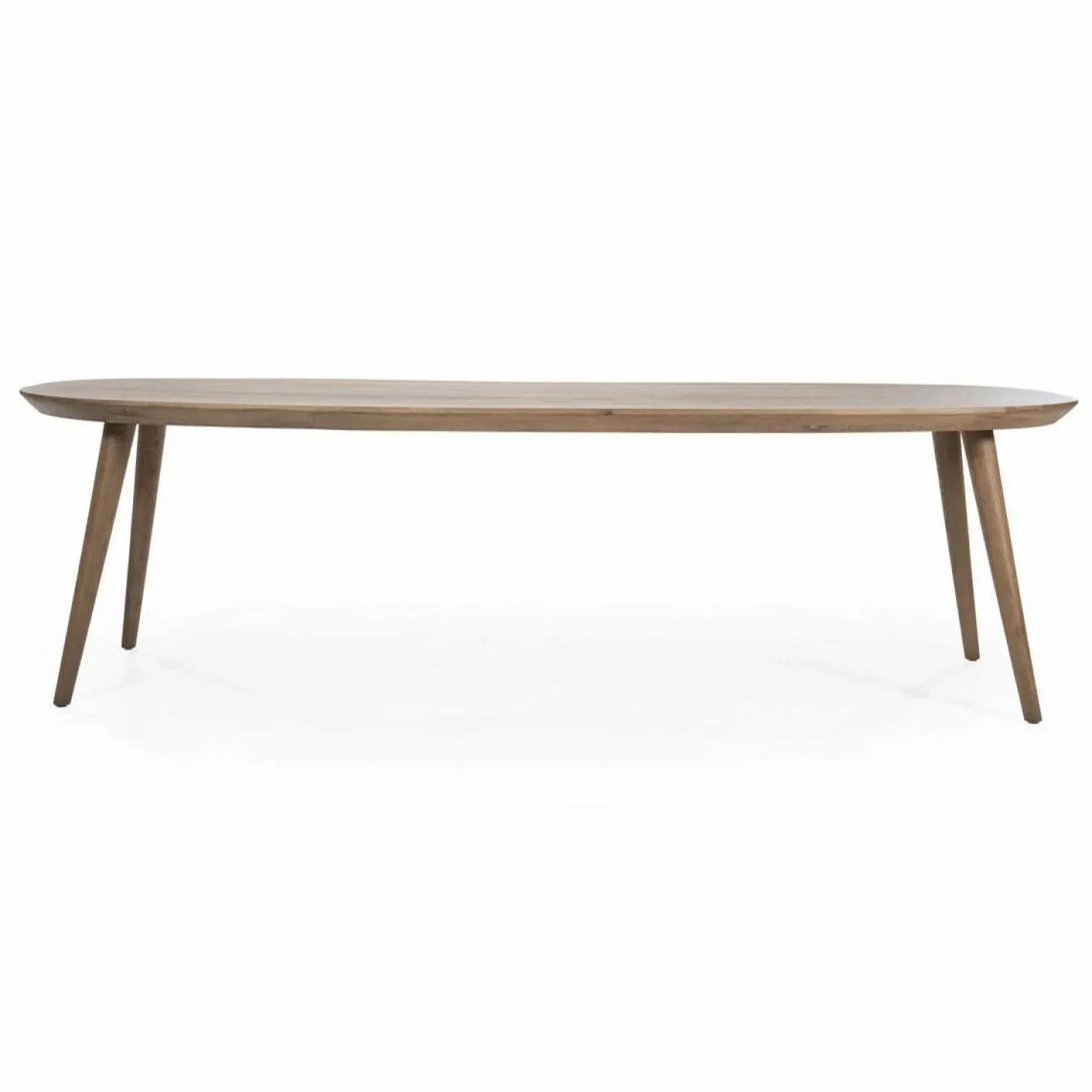 Deens Ovale Eettafel Elijah 300 x 100cm - kleur Bruin - Loft24.nl