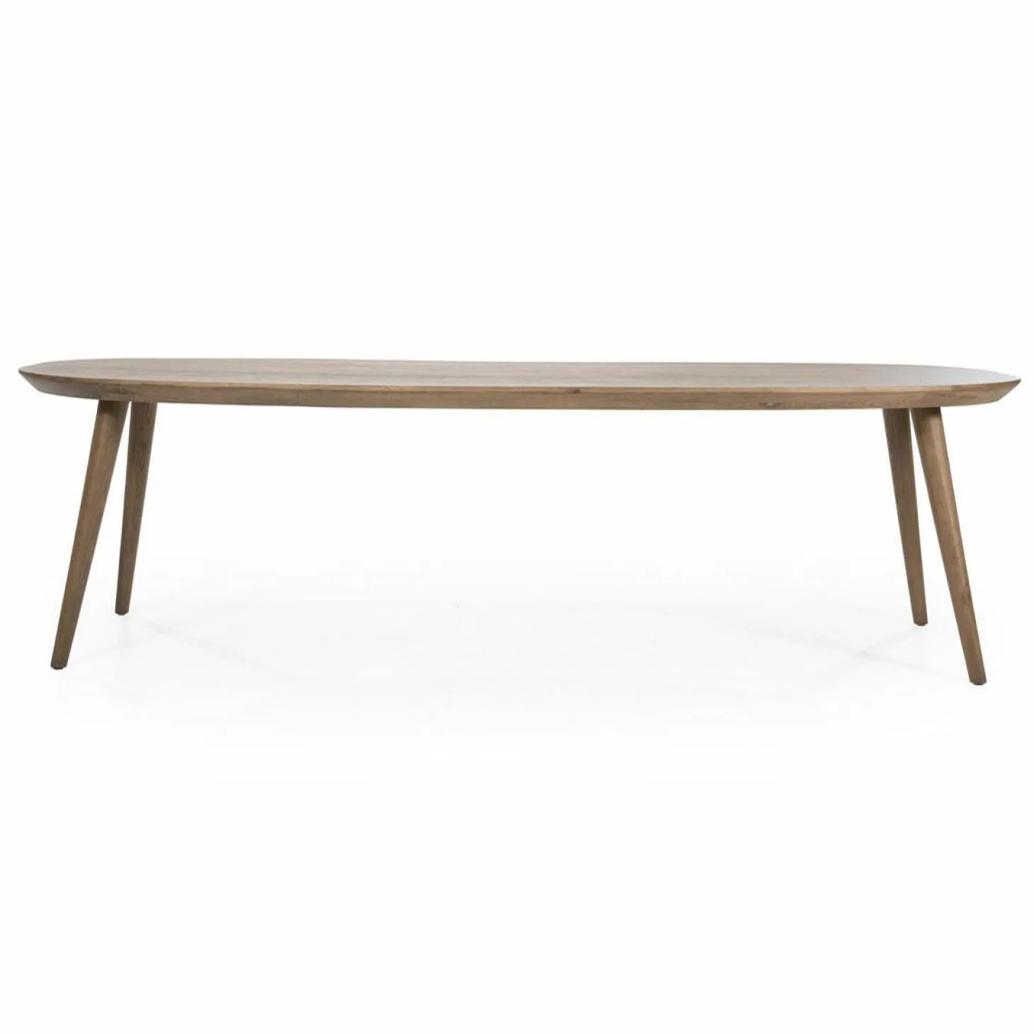 Deens Ovale Eettafel Elijah 300 x 100cm - kleur Bruin - Loft24.nl