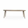 Deens Ovale Eettafel Elijah 260 x 100cm - kleur Bruin - Loft24.nl