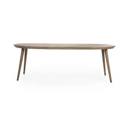 Deens Ovale Eettafel Elijah 260 x 100cm - kleur Bruin - Loft24.nl