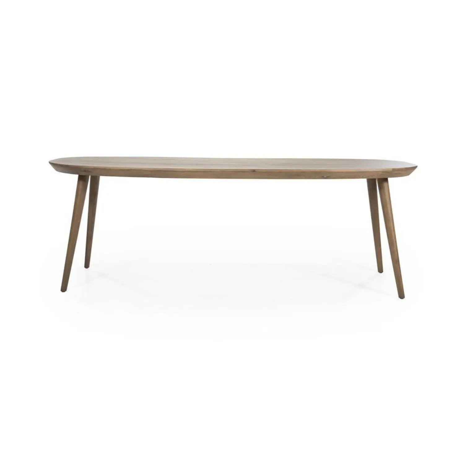Deens Ovale Eettafel Elijah 260 x 100cm - kleur Bruin - Loft24.nl