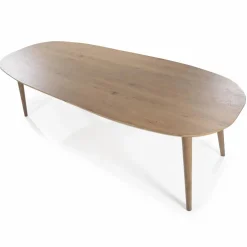 Deens Ovale Eettafel Elijah 260 x 100cm - kleur Bruin - Loft24.nl