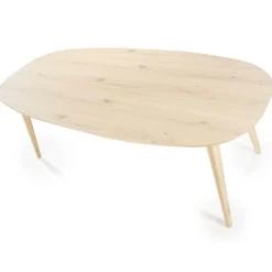 Deens Ovale Eettafel Elijah 220 x 100cm - kleur Naturel - Loft24.nl