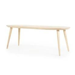 Deens Ovale Eettafel Elijah 220 x 100cm - kleur Naturel - Loft24.nl