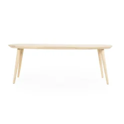 Deens Ovale Eettafel Elijah 260 x 100cm - kleur Naturel - Loft24.nl