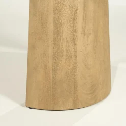 Deens Ovale Eettafel Lune Mangohout 240 x 105 cm - Naturel - Loft24.nl