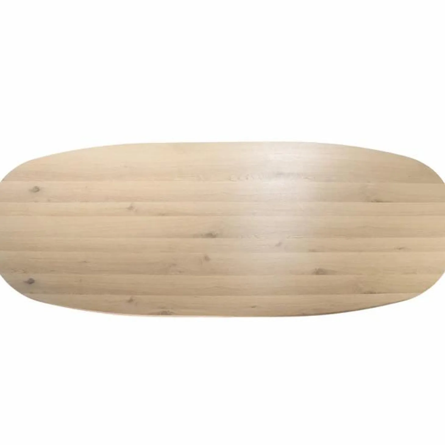 Deens Ovale Eettafel Nola Eikenhout 300 x 110 cm - Naturel - Loft24.nl