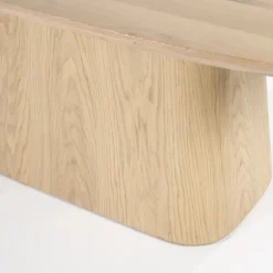 Deens Ovale Eettafel Nola Eikenhout 200 x 110 cm - Naturel - Loft24.nl