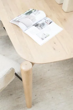 Deens Ovale Eettafel Selbu 240 x 100cm - kleur Naturel - Loft24.nl