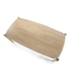 Deens Ovale Eettafel Selbu 200 x 100cm - kleur Naturel - Loft24.nl