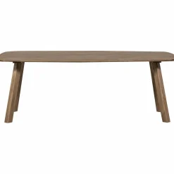 Deens Ovale Eettafel Tablo Eikenhout, Met Haarlem 4-standen poot - 180 cm - Cashmere Brown - Loft24.nl