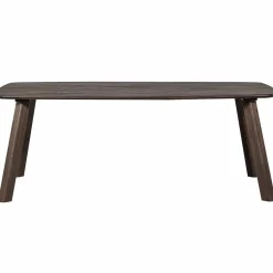 Deens Ovale Eettafel Tablo Eikenhout, Met Haarlem 4-standen poot - 180 cm - Mystic Brown - Loft24.nl