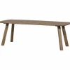Deens Ovale Eettafel Tablo Eikenhout, Met Haarlem 4-standen poot - 220 cm - Cashmere Brown - Loft24.nl