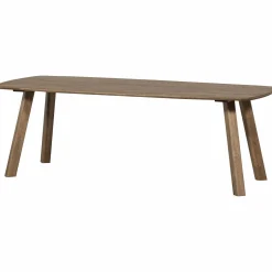 Deens Ovale Eettafel Tablo Eikenhout, Met Haarlem 4-standen poot - 220 cm - Cashmere Brown - Loft24.nl