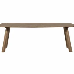 Deens Ovale Eettafel Tablo Eikenhout, Met Haarlem 4-standen poot - 220 cm - Cashmere Brown - Loft24.nl