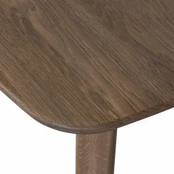 Deens Ovale Eettafel Tablo Eikenhout, Met Haarlem 4-standen poot - 220 cm - Cashmere Brown - Loft24.nl