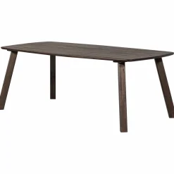 Deens Ovale Eettafel Tablo Eikenhout, Met Haarlem 4-standen poot - 220 cm - Mystic Brown - Loft24.nl
