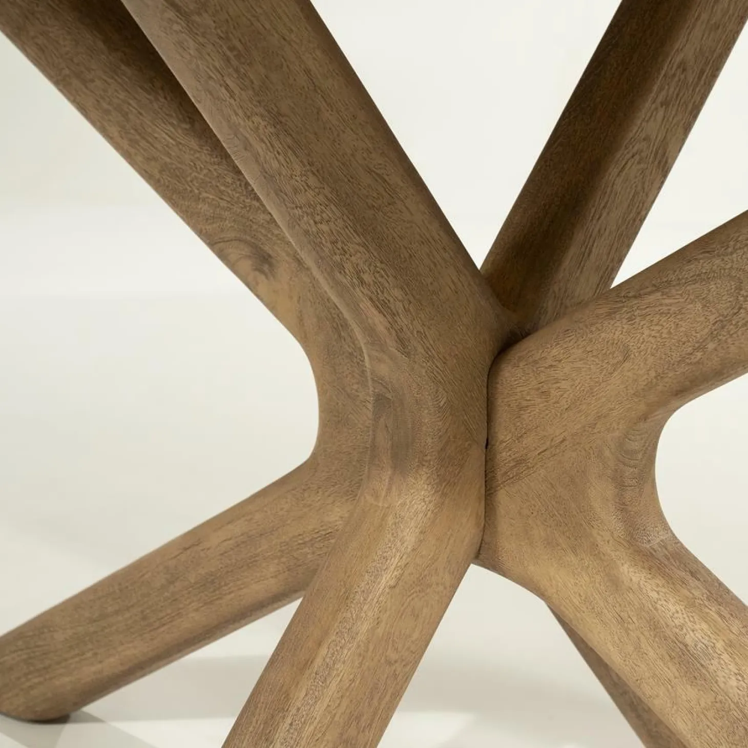 Deens Ovale Eettafel Tycho Mangohout 160 x 110 cm - Naturel - Loft24.nl