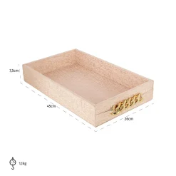 Dienblad Rowen kleur Roze - Loft24.nl