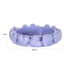 Dienblad Sanny 26cm kleur Paars - Loft24.nl