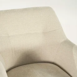 Draaibare Barkruk Bliss - Beige (zithoogte 69cm) - Loft24.nl