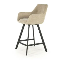 Draaibare Barkruk Bliss - Taupe (zithoogte 69cm) - Loft24.nl