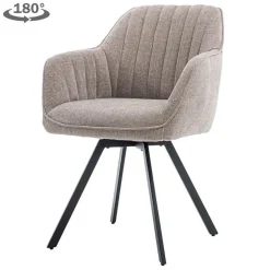 Draaibare Eetkamerstoel Bruno - Beige - Loft24.nl