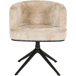 Draaibare Eetkamerstoel Cheyenne Lovely kleur Beige - Loft24.nl