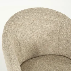 Draaibare Eetkamerstoel Connor kleur Taupe - Loft24.nl