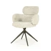 Draaibare Eetkamerstoel Darcio - Beige - Loft24.nl