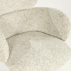 Draaibare Eetkamerstoel Darcio - Beige - Loft24.nl