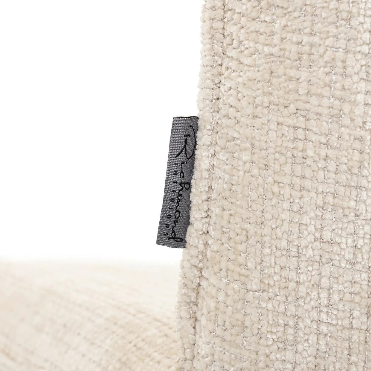 Draaibare Eetkamerstoel Dakota Chenille kleur Beige - Loft24.nl